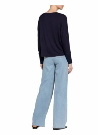 S.Oliver Black Label Shirt Im Materialmix blau