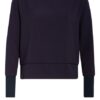 S.Oliver Black Label Shirt Im Materialmix blau