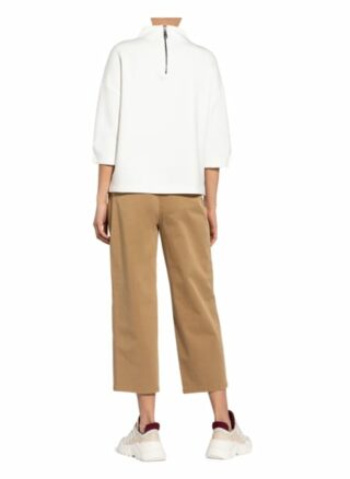 S.Oliver Black Label Sweatshirt Mit 3/4-Arm weiss