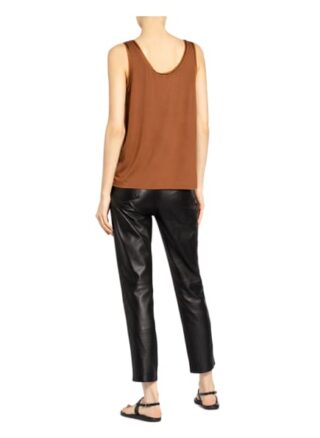 S.Oliver Black Label Top Im Materialmix braun