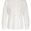 S.Oliver Red Bluse Mit Rüschenbesatz weiss