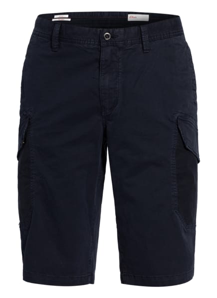 S.Oliver Red Cargo-Shorts blau