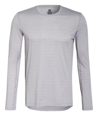 Salomon Longsleeve Xa grau