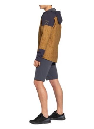 Salomon Regenjacke Outrack braun
