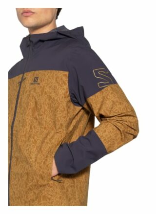 Salomon Regenjacke Outrack braun