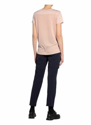 Salomon T-Shirt Outline Summer Mit Mesh-Einsatz rosa
