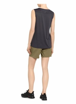 Salomon Top Outline Summer Mit Mesh-Einsatz grau