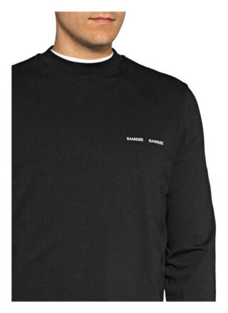 SAMSØE SAMSØE Norsbro Longsleeve Herren, Schwarz