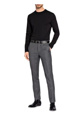 Sandro Anzughose Slim Fit grau