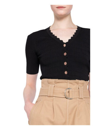 Sandro Cropped-Pullover schwarz