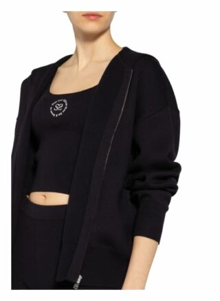 Sandro Cropped-Stricktop blau