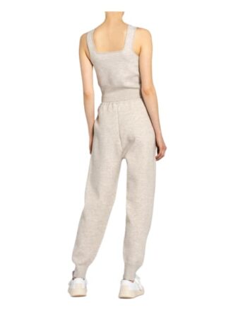 Sandro Cropped-Stricktop grau