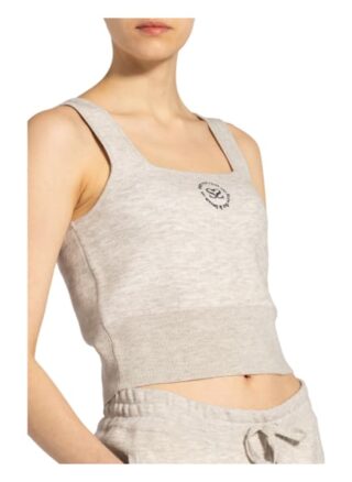 Sandro Cropped-Stricktop grau