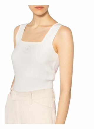 Sandro Cropped-Stricktop weiss