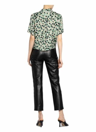 Sandro Jacquard-Bluse gruen