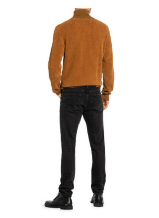 sandro Slim Fit Jeans Herren, Schwarz