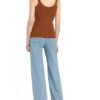 Sandro Jersey-Top braun