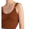 Sandro Jersey-Top braun