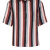 Sandro Kurzarm-Hemd Regular Fit orange