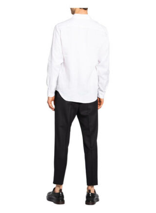Sandro Leinenhemd Classic Fit weiss