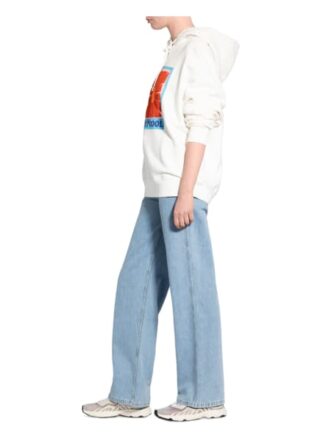 Sandro Oversized-Hoodie weiss