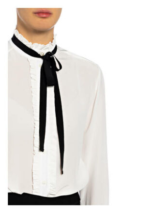 sandro Seidenbluse Damen, Weiß