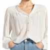sandro Seidenbluse Damen, Weiß