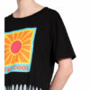 Sandro T-Shirt Mit Fransen schwarz
