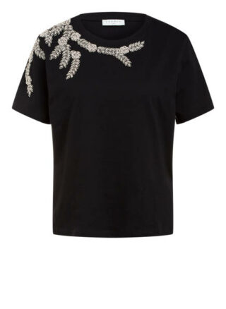 Sandro T-Shirt Mit Schmucksteinbesatz schwarz