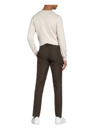 Sartoria Latorre Hose Im Jogging-Stil Slim Fit Mit Leinen braun