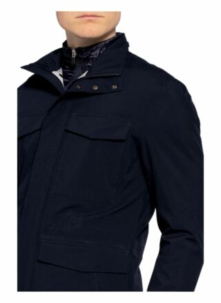 Save The Duck 2-In-1-Fieldjacket Mit Herausnehmbarer Steppweste blau