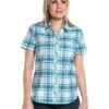 Schöffel Bluse Blouse Calanche L blau