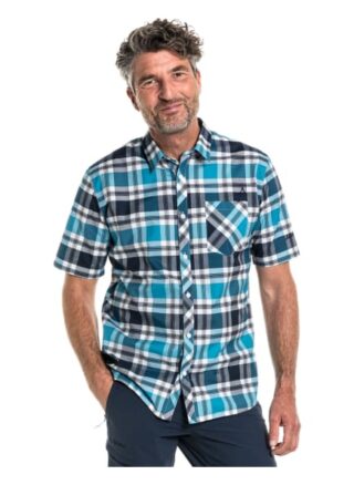 Schöffel Hemd Shirt Calanche M blau