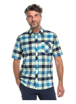 Schöffel Calanche M Casual-Hemd Herren, Grün