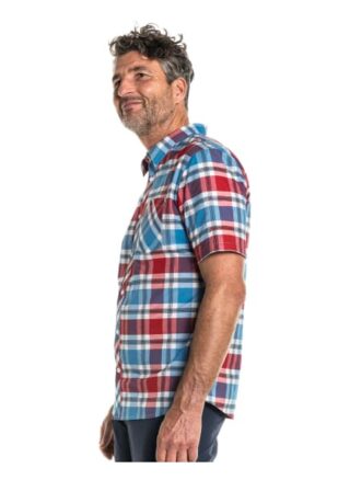 Schöffel Calanche M Casual-Hemd Herren, Rot