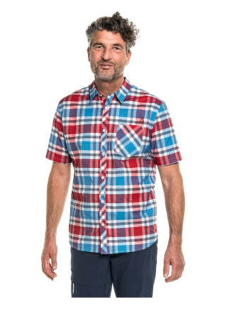 Schöffel Calanche M Casual-Hemd Herren, Rot