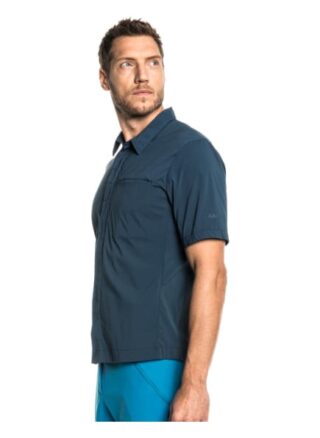 Schöffel Hemd Shirt Hohe Reuth M blau