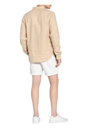 Scotch & Soda Leinenhemd Regular Fit beige