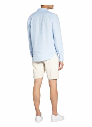Scotch & Soda Leinenhemd Regular Fit blau
