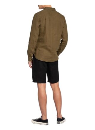 Scotch & Soda Leinenhemd Regular Fit gruen
