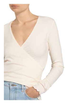 Scotch & Soda Longsleeve In Wickeloptik weiss