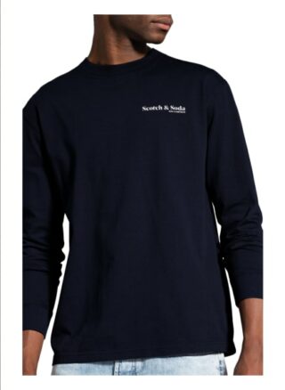 Scotch & Soda Longsleeve Herren, Blau