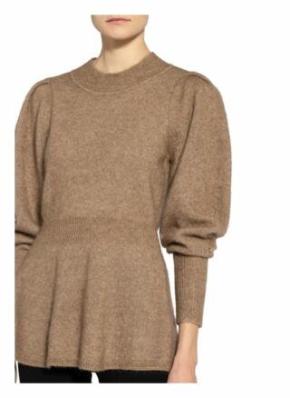 Second Female Pullover Brooky Mit Mohair braun