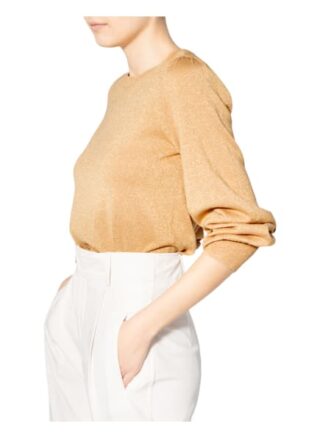 Second Female Pullover Lea Mit Glitzergarn braun
