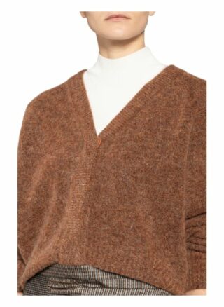 Second Female Strickjacke Brook Mit Mohair braun