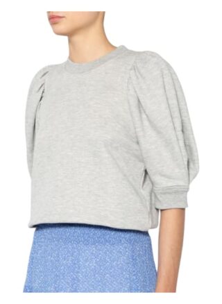 Second Female Sweatshirt Dawni Mit 3/4-Arm grau