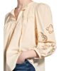 See By Chloé Blusenshirt Mit 3/4-Arm Und Lochstickerei beige