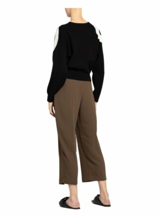See By Chloé Cropped-Pullover schwarz