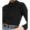 See By Chloé Pullover Mit Spitzenbesatz schwarz