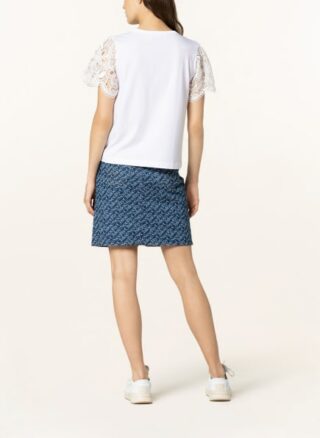 See By Chloé T-Shirt Mit Spitzeneinsatz weiss